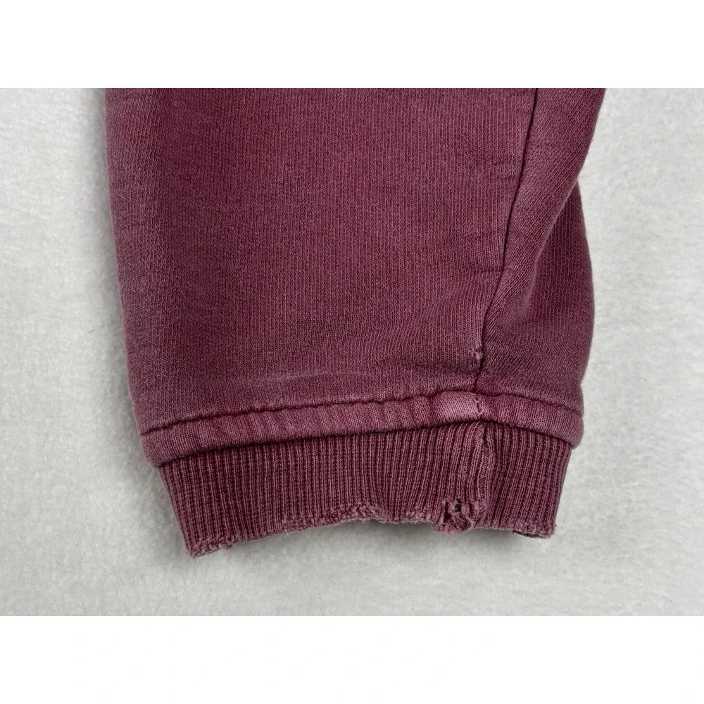 Älf Vintage Sweatshirt USA Made Pink Mock Neck Pullover Size Large
